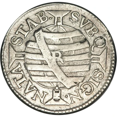 75 Réis - José I Province of Minas Gerais; Bahia and Rio de Janeiro Mints back