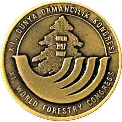 750 000 Lira 11th World Forestry Congress back