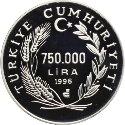 750 000 Lira Europa front