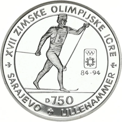 750 Dinara Olympics - Cross-Country Skiing back