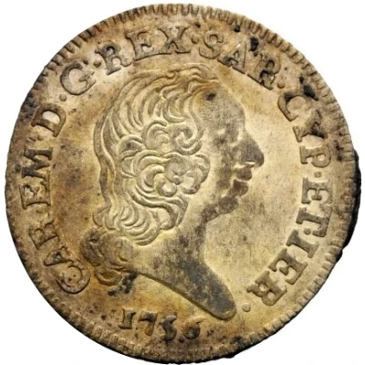 7.6 Soldi - Charles Emmanuel III front