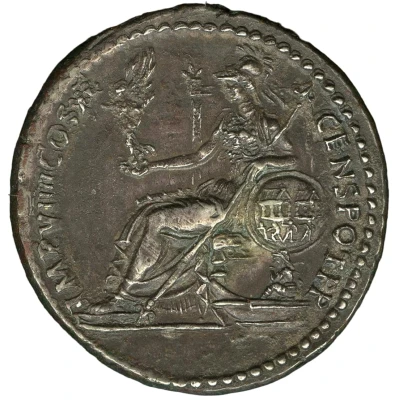 8 Deniers - Domitian IMP VIIII COS XI CENS POT P P; Minerva and Victory back