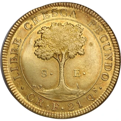 8 Escudos Costa Rica back