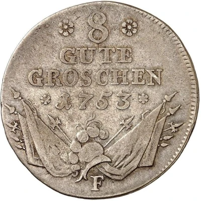 8 Gute Groschen - Frederick II back