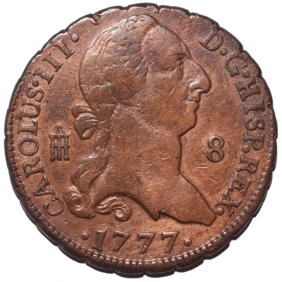 8 Maravedis - Charles III front