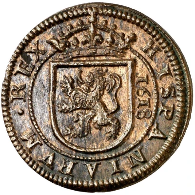 8 Maravedis - Philip III Segovia,milled back