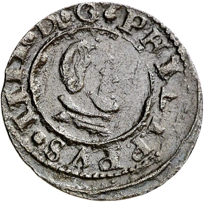 8 Maravedis - Philip IV Coruna front