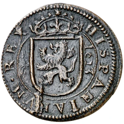 8 Maravedis - Philip IV Segovia,milled back