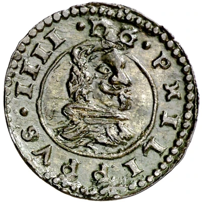 8 Maravedis - Philip IV billon front