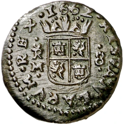 8 Maravedis - Philip IV billon back