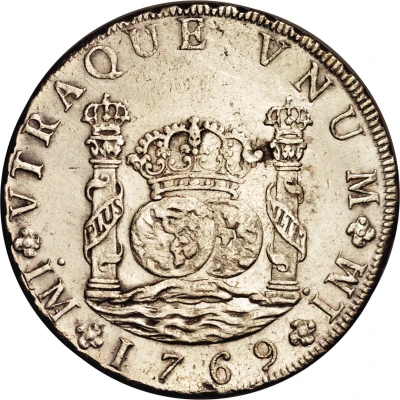 8 Reales - Charles III Colonial Milled Coinage front