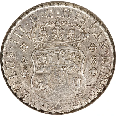 8 Reales - Charles III front