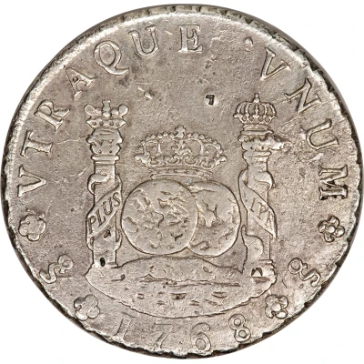 8 Reales - Charles III back