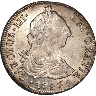 8 Reales - Charles III front