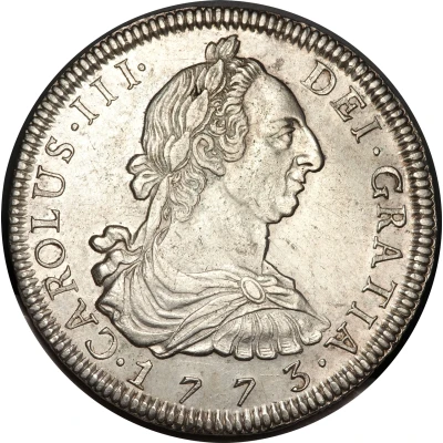 8 Reales - Charles III front