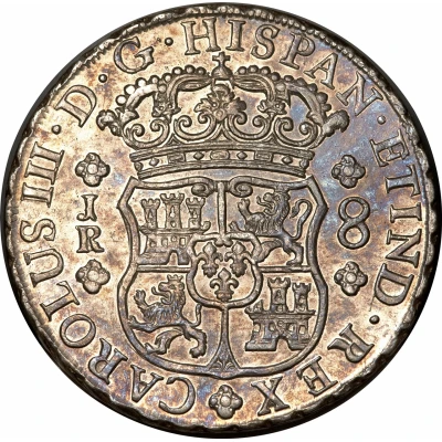 8 Reales - Charles III front