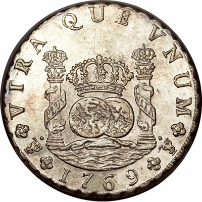 8 Reales - Charles III back