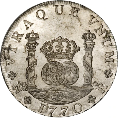 8 Reales - Charles III back