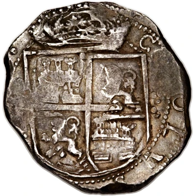 8 Reales - Charles II front