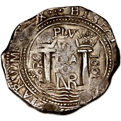 8 Reales - Charles II back