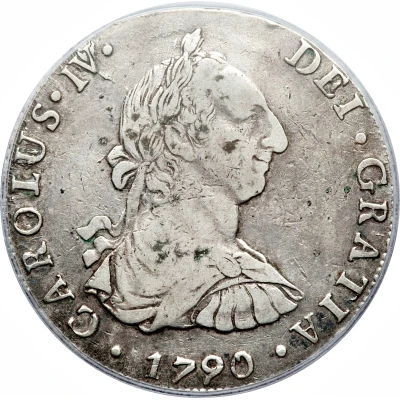 8 Reales - Charles IV front