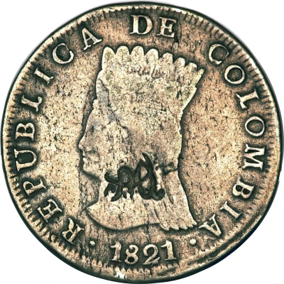 8 Reales Counterstamped front