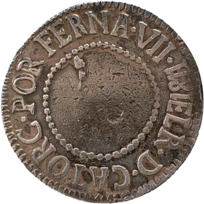 8 Reales - Ferdinand VII Royalist Coinage front