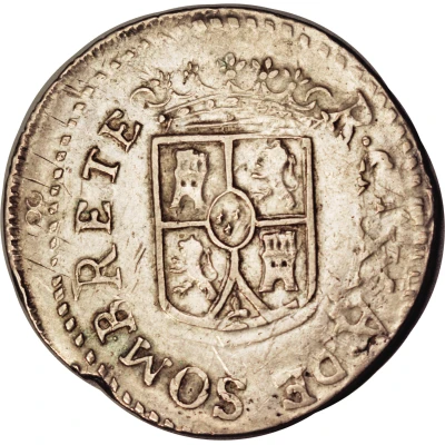 8 Reales - Ferdinand VII Sombrerete - Royalist Coinage front