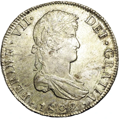 8 Reales - Ferdinand VII front