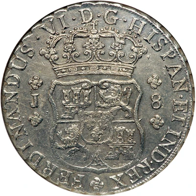 8 Reales - Ferdinand VI front