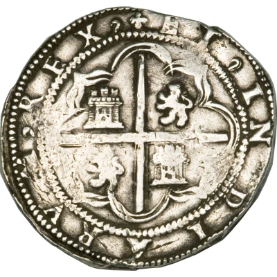 8 Reales - Philip II ND back