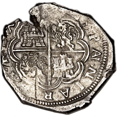 8 Reales - Philip IV back