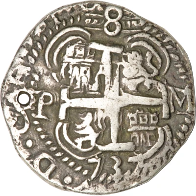 8 Reales - Philip V front