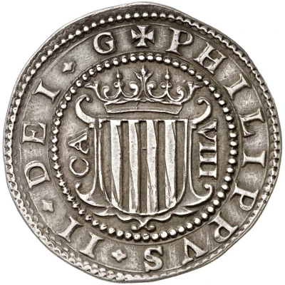 8 Reales - Philipus II back