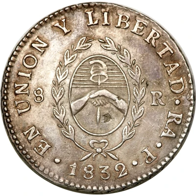 8 Reales Provincias del Rio de la Plata back