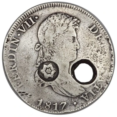 8 Reales Type I Countermark ND front