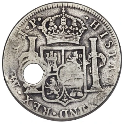 8 Reales Type I Countermark ND back