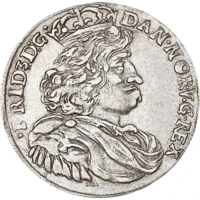 8 Skilling Dansk - Frederik III front