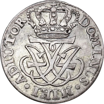 8 Skilling Dansk - Frederik IV Monogram type front