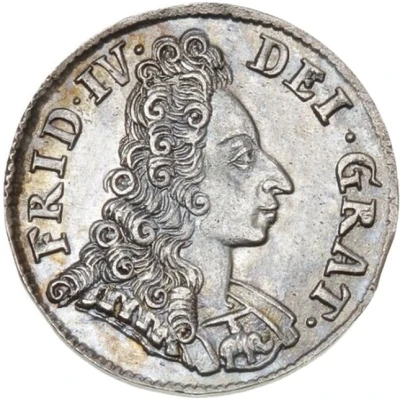 8 Skilling Dansk - Frederik IV Type I front