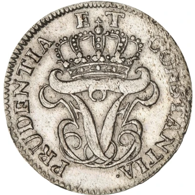 8 Skilling Dansk - Frederik V Type front