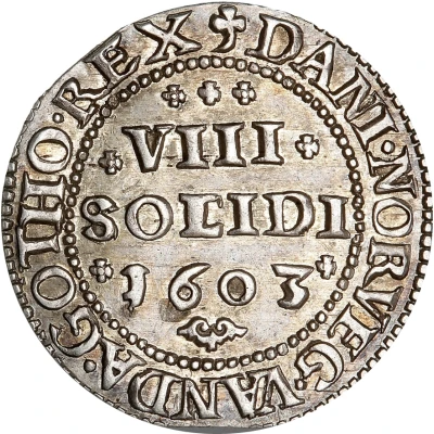 8 Solidi/Skilling - Christian VI Largesse issue back