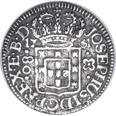 80 Réis - José I Rio de Janeiro front