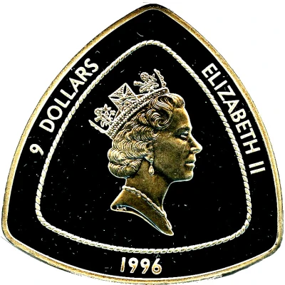 9 Dollars - Elizabeth II Bermuda Triangle front