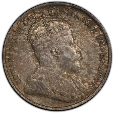 9 Piastres - Edward VII front