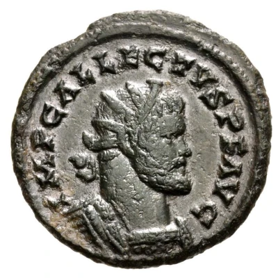 Antoninianus - Allectus LAETITIA AVG; Camulodunum front