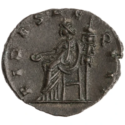 Antoninianus - Aureolus in the name of Postumus; FIDES AEQVIT back