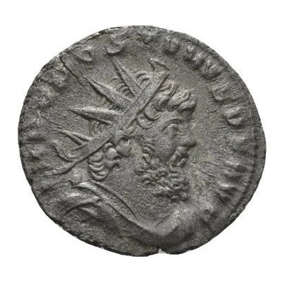 Antoninianus - Aureolus in the name of Postumus; PAX EQVITVM front