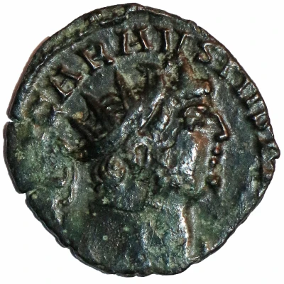 Antoninianus - Carausius Pax; Barbarous Overstrike front