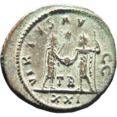 Antoninianus - Carinus VIRTVS AVGG or VIRTVS AVGG• back